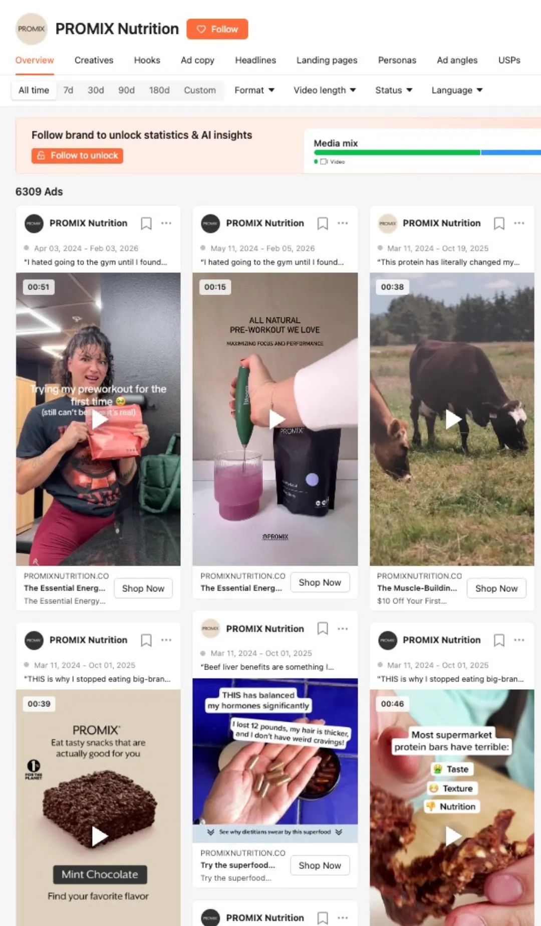 Promix creator reklam kütüphanesi