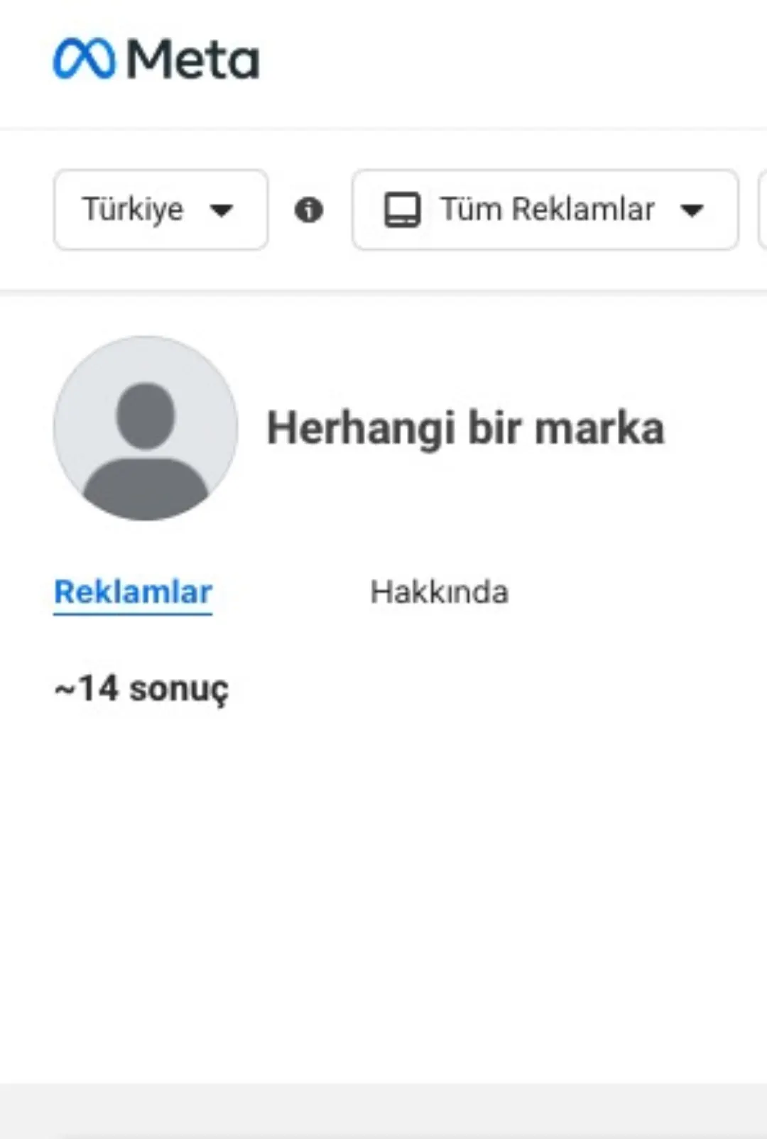 Reklam kütüphanesi ~14 sonuç