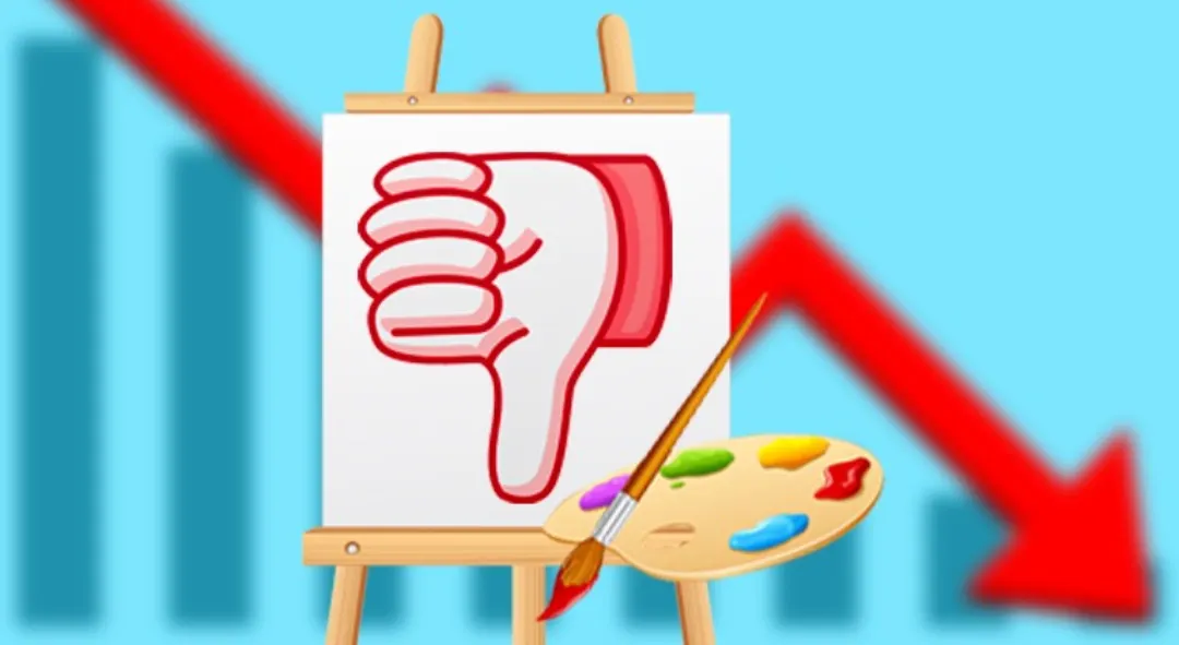Tükenen kreatif, düşen grafik